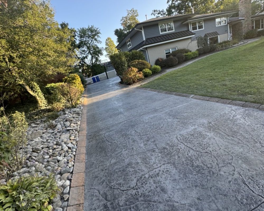 Textured driveways